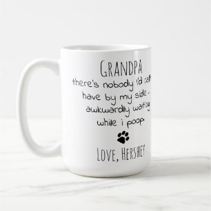 Funny Dog Grandpa Personalised Granddog Pet Photo Coffee Mug