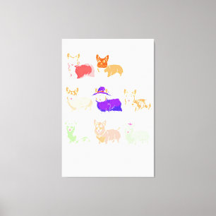 Funny Dog Groomer ,Brush Your Dog Grooming reaper Canvas Print