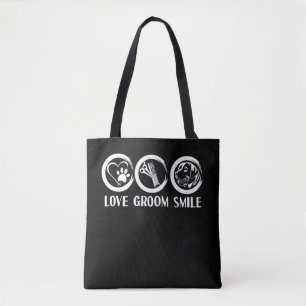 Funny Dog Grooming Animal Hairdresser Tote Bag