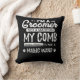 Funny Dog Grooming Quote Humourous Puppy Groomer Cushion (Blanket)