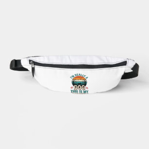 Funny Dog Human Costume Vintage Halloween Shirt_1 Bum Bags