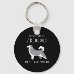 Funny Dog Husky Mom Cut For Girls And Women - Whic Key Ring