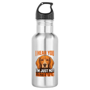 Funny Dog I Hear You Not Listening Vintage Shirt_1 532 Ml Water Bottle