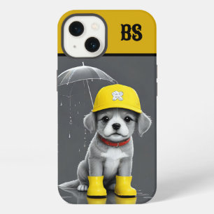 Funny dog in Rain Boots – dog Humour iPhone 13 Case