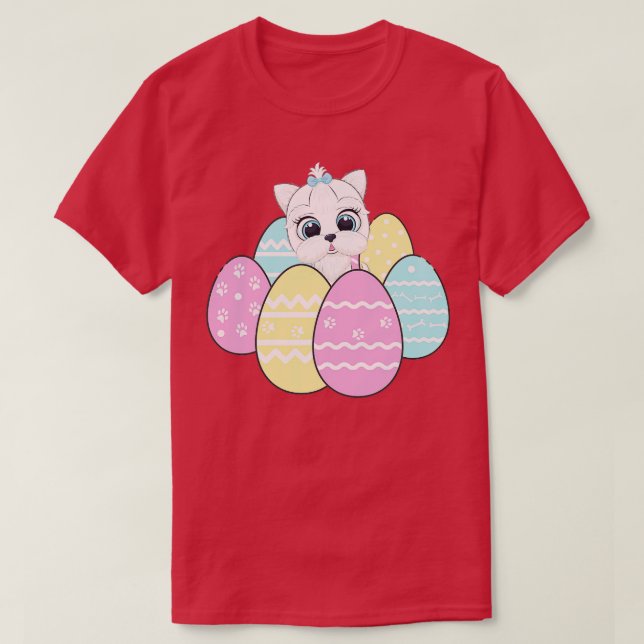 funny dog in the egg 1 T-Shirt (Design Front)