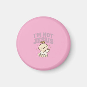 funny dog jesus meme aesthetic magnet