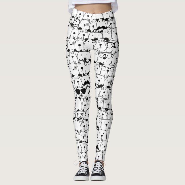 Funny Dog Leggings (Front)