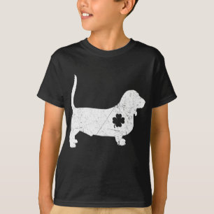 Funny Dog Lover Basset Hound Costume St Patrick's  T-Shirt