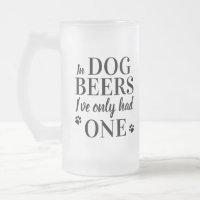 Funny Dog Lover Beer Lover Custom Pet Photo