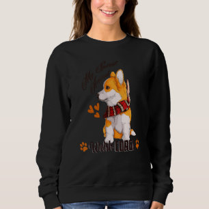 Funny Dog Lover Corgi is My Spirit Animal-Dad Mum Sweatshirt