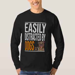 Funny Dog Lover Cute Daddy Pug Dog And Little Dog T-Shirt