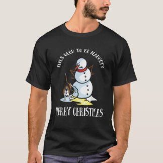 Funny Dog Lover Gift It Feels Good To Be Naughty S T-Shirt