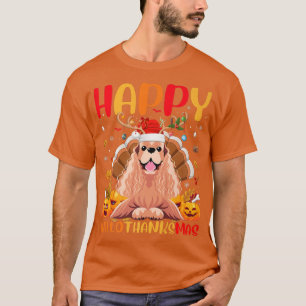 Funny Dog Lover Happy Cocker Spaniel Dog HelloThan T-Shirt