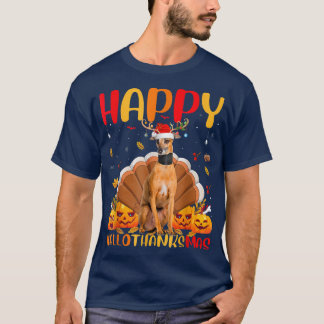 Funny Dog Lover Happy HelloThanksMas  T-Shirt