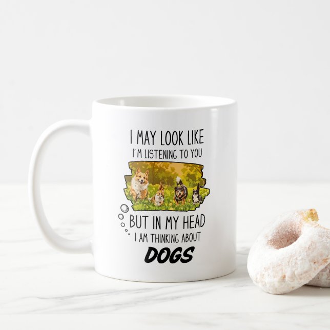 Funny Dog Lover Mug (With Donut)