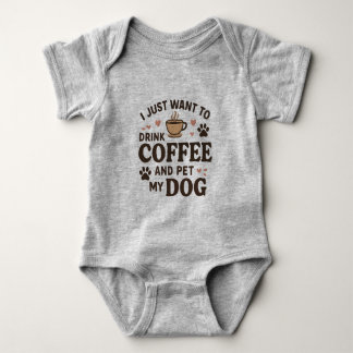Funny Dog Lover Mug Dog Mum Dog Dad Baby Bodysuit