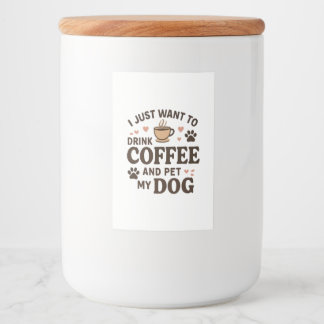Funny Dog Lover Mug Dog Mum Dog Dad Food Label