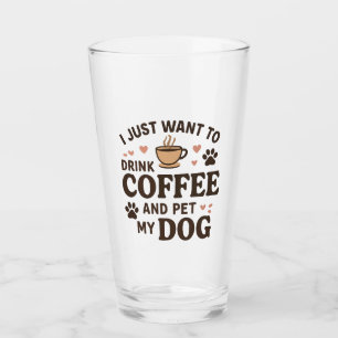 Funny Dog Lover Mug Dog Mum Dog Dad Glass