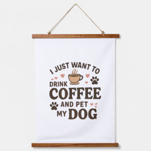 Funny Dog Lover Mug Dog Mum Dog Dad Hanging Tapestry