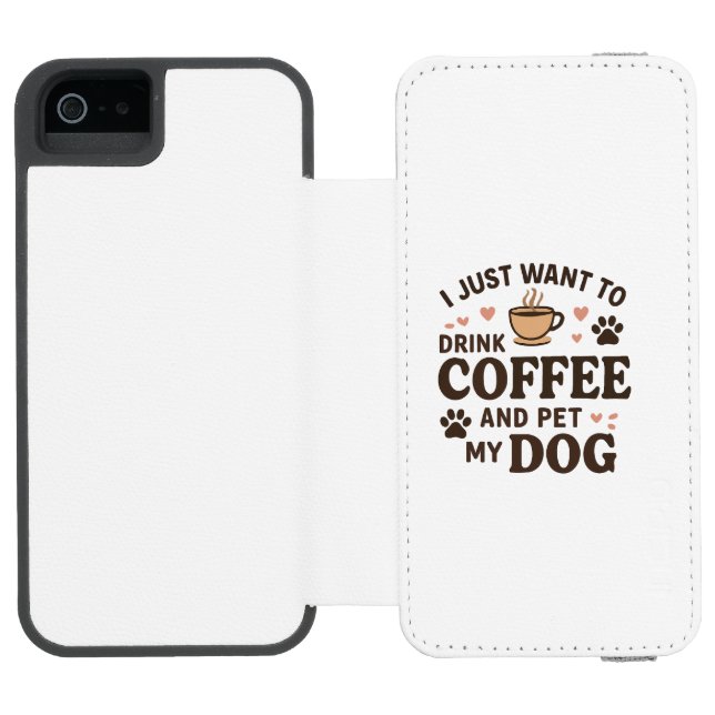 Funny Dog Lover Mug Dog Mum Dog Dad Incipio iPhone Wallet Case (Folio Open)
