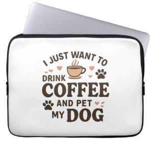 Funny Dog Lover Mug Dog Mum Dog Dad Laptop Sleeve