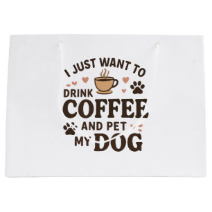 Funny Dog Lover Mug Dog Mum Dog Dad Large Gift Bag