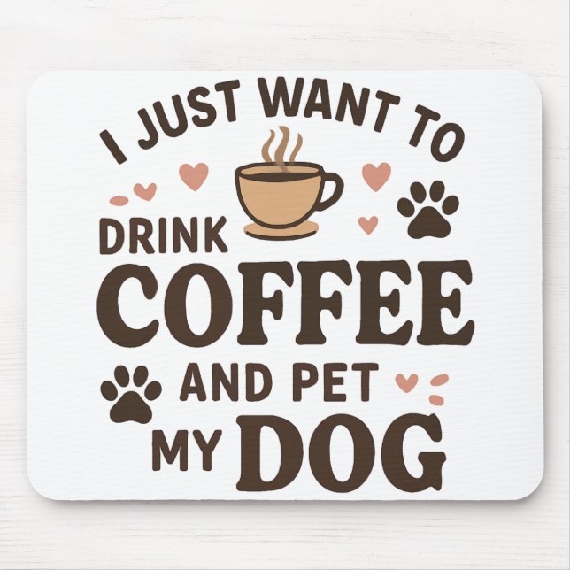 Funny Dog Lover Mug Dog Mum Dog Dad Mouse Mat (Front)