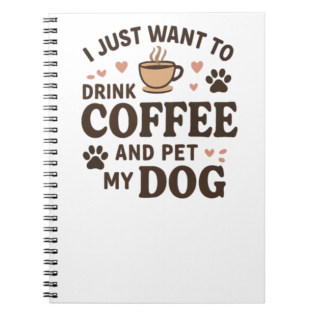 Funny Dog Lover Mug Dog Mum Dog Dad Notebook (Front)
