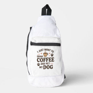 Funny Dog Lover Mug Dog Mum Dog Dad Sling Bag