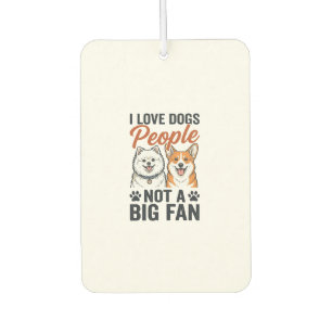 Funny Dog Lover Quote Vintage Engraving Vector Des Car Air Freshener