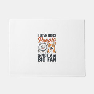 Funny Dog Lover Quote Vintage Engraving Vector Des Doormat
