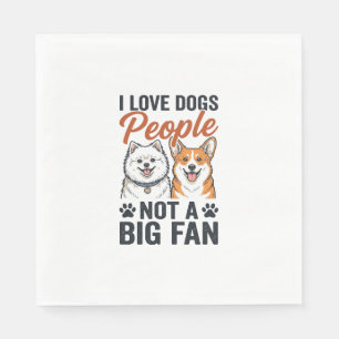 Funny Dog Lover Quote Vintage Engraving Vector Des Napkin