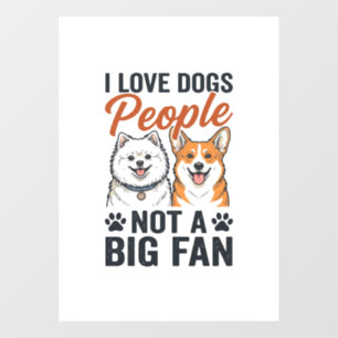 Funny Dog Lover Quote Vintage Engraving Vector Des Window Cling
