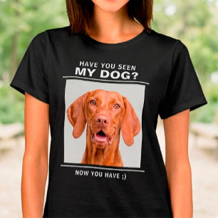 Funny Dog Lover Quote with Custom Pet Photo T-Shirt