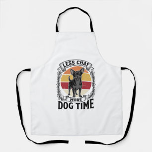 Funny Dog Lover Shirt Vintage Engraving Chihuahua Apron