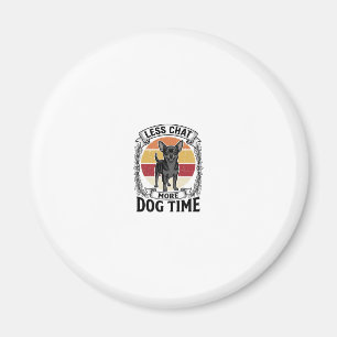 Funny Dog Lover Shirt Vintage Engraving Chihuahua Magnet