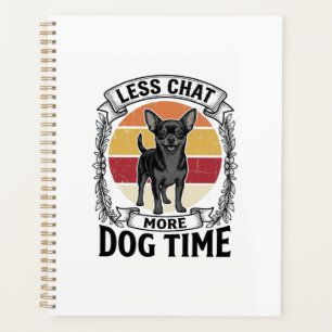 Funny Dog Lover Shirt Vintage Engraving Chihuahua Planner