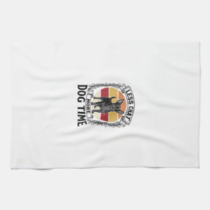 Funny Dog Lover Shirt Vintage Engraving Chihuahua Tea Towel