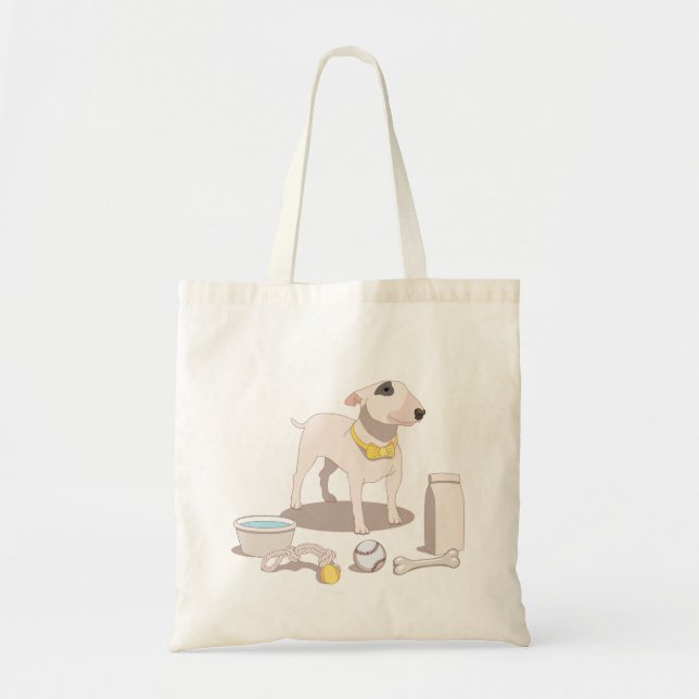 Funny Dog Lover Tote Bag  (Front)
