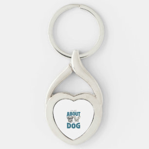 Funny Dog Lover Vintage Engraving Graphic_1 Key Ring