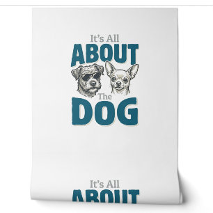 Funny Dog Lover Vintage Engraving Graphic_1 Wallpaper
