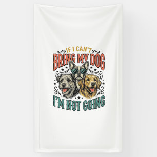Funny Dog Lover Vintage Engraving Quote Design (2) Banner