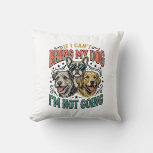 Funny Dog Lover Vintage Engraving Quote Design (2) Cushion