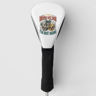 Funny Dog Lover Vintage Engraving Quote Design (2) Golf Head Cover