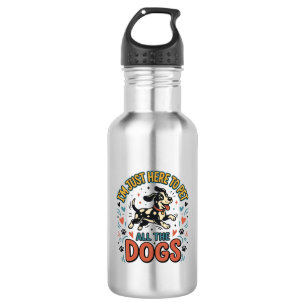 Funny Dog Lover Vintage Pet All The Dogs Design_1 532 Ml Water Bottle