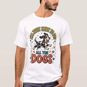 Funny Dog Lover Vintage Pet All The Dogs Design_1 T-Shirt