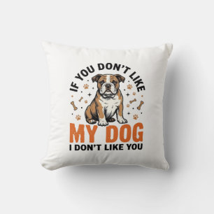 Funny Dog Lover Vintage Puppy Quote Shirt Design_1 Cushion