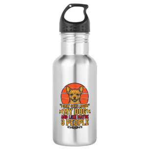 Funny Dog Lover Vintage Quote Vector Design_1 532 Ml Water Bottle