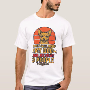 Funny Dog Lover Vintage Quote Vector Design_1 T-Shirt