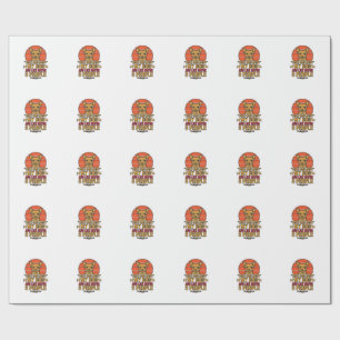 Funny Dog Lover Vintage Quote Vector Design_1 Wrapping Paper